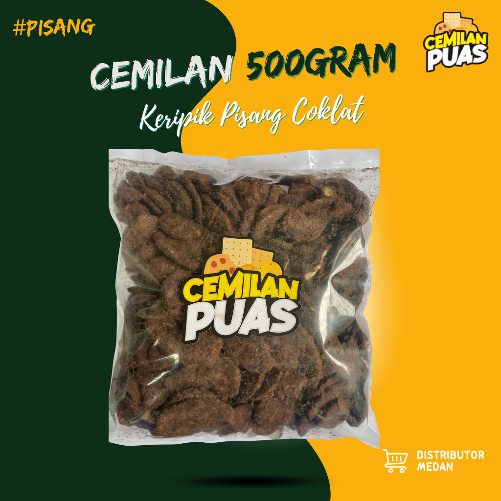 

[READY MEDAN] Keripik Pisang Coklat (500gr)