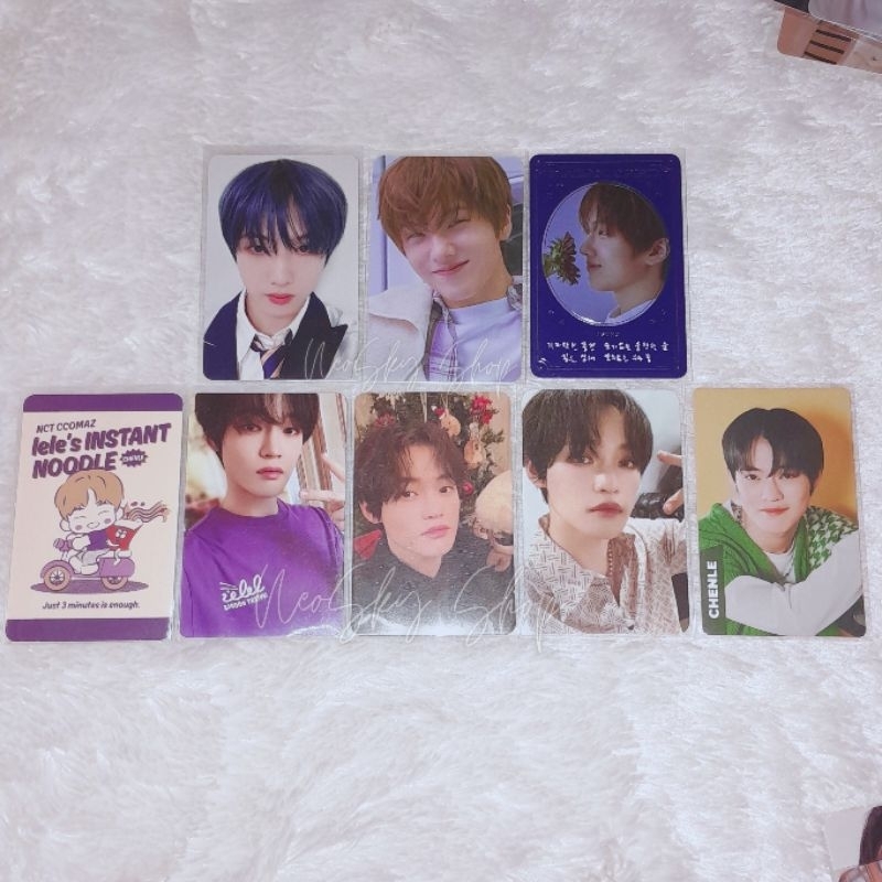 NCT Dream Official Photocard Chenle Jisung ISTJ Candy Tostos Pink Xmas Laundry Daydream