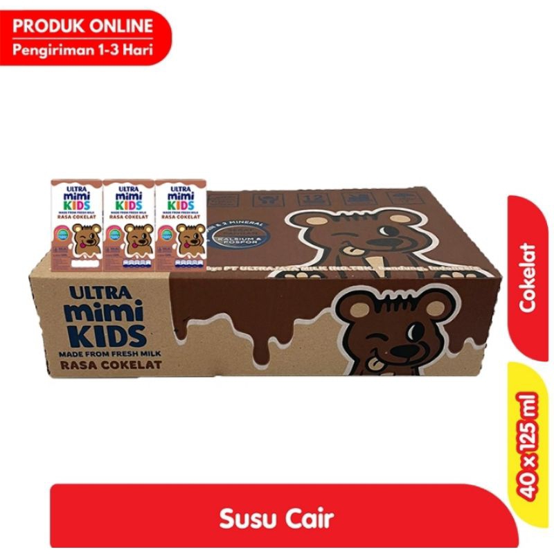 

ULTRA Mimi Kids Susu UHT Cokelat 40x125 ml