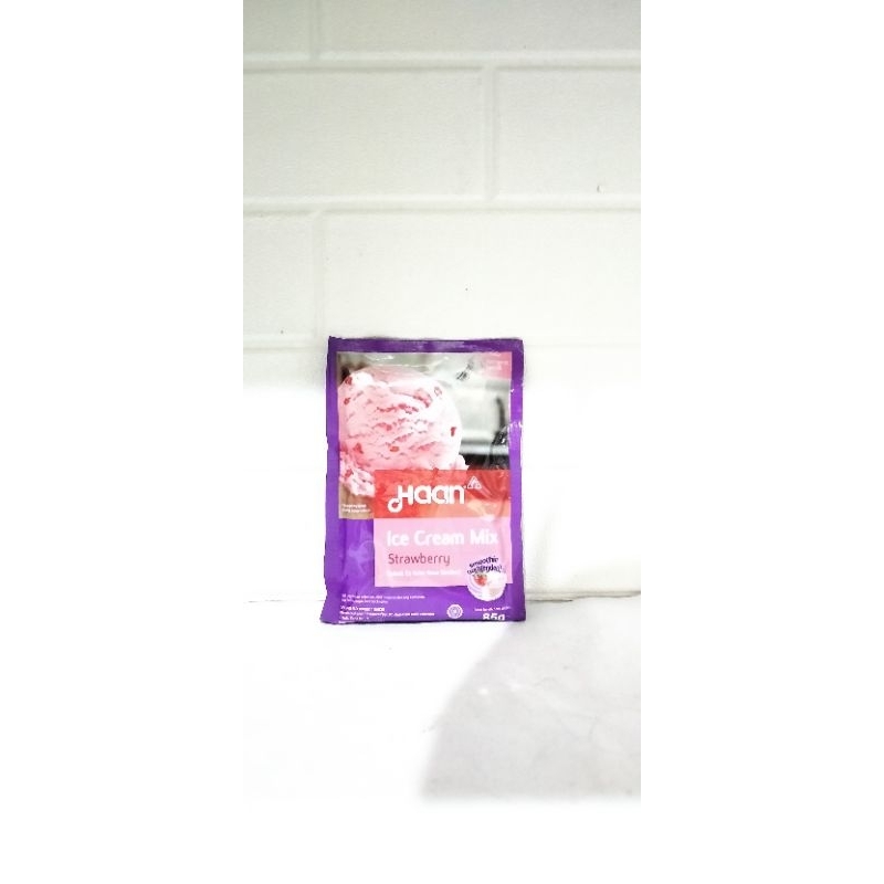 

HAAN ICE CREAM MIX STRAWBERRY 85G