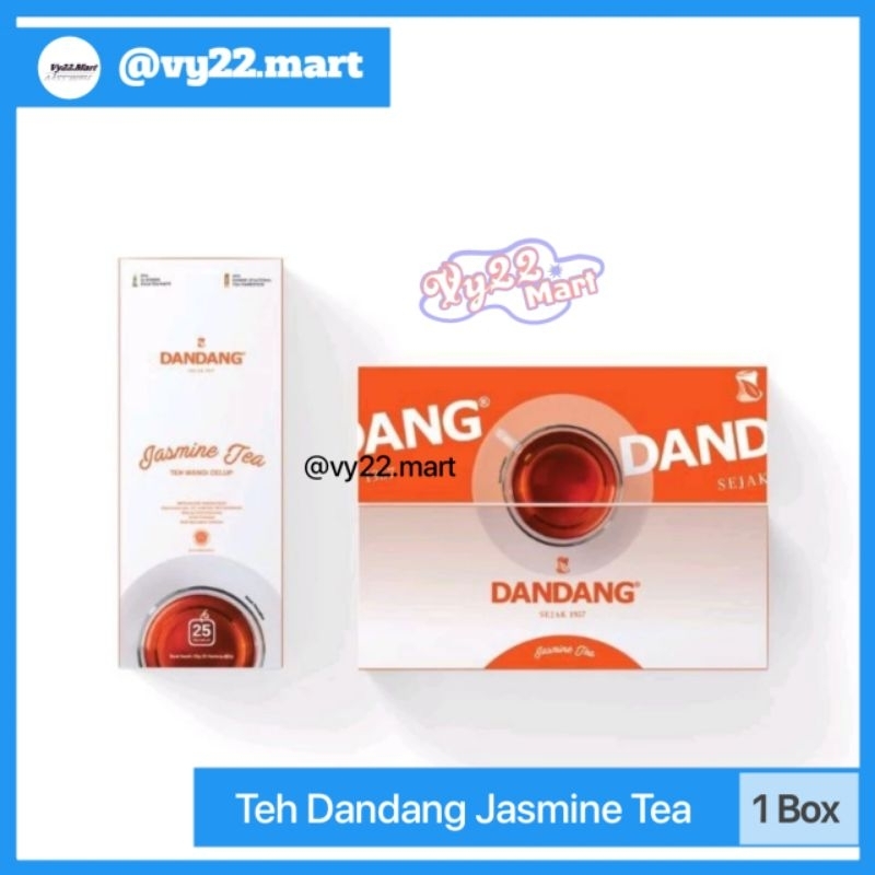 

Teh Dandang Celup Jasmine Tea Pack isi 25Pcs