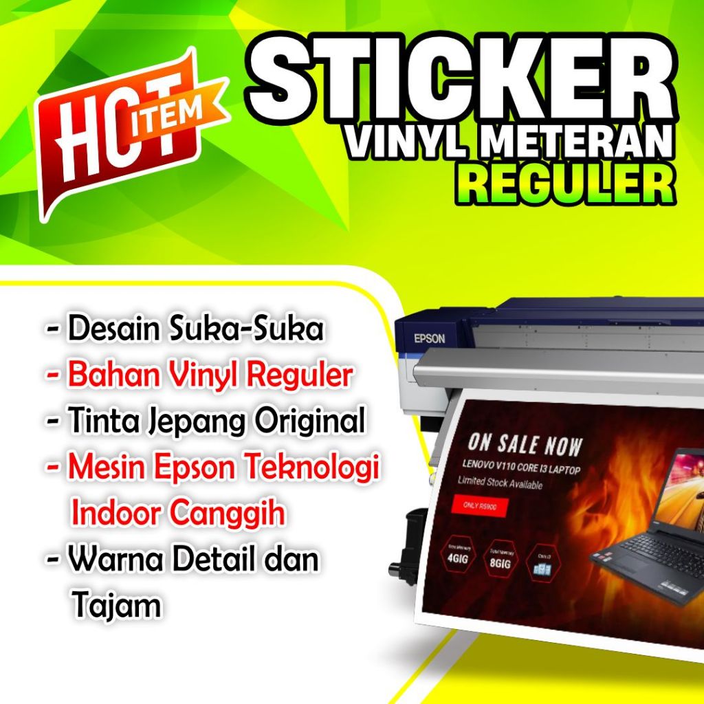

STICKER VINLY REGULER METERAN