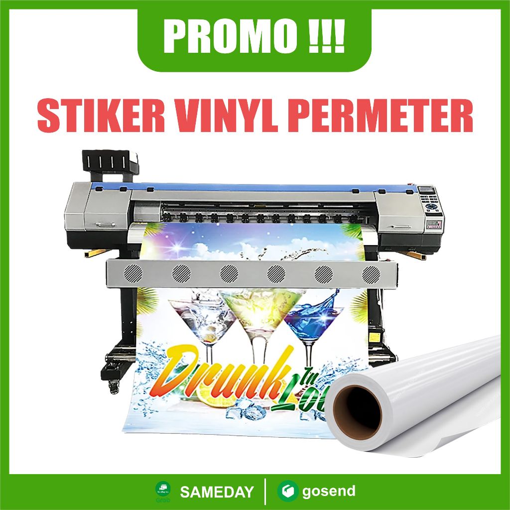 

PRINTING I Sticker / Stiker Vinyl Permeter + Cetak