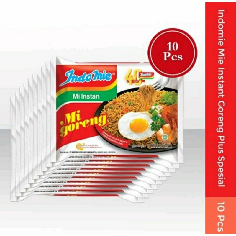 

Indomie Mie Instant Goreng Plus Special - 10Pcs