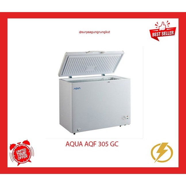 FREEZER BOX AQUA 330 LITER 200 WATT - AQF 305 GC