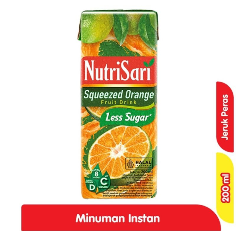 

Nutrisari Squeezed Orange 200 ml