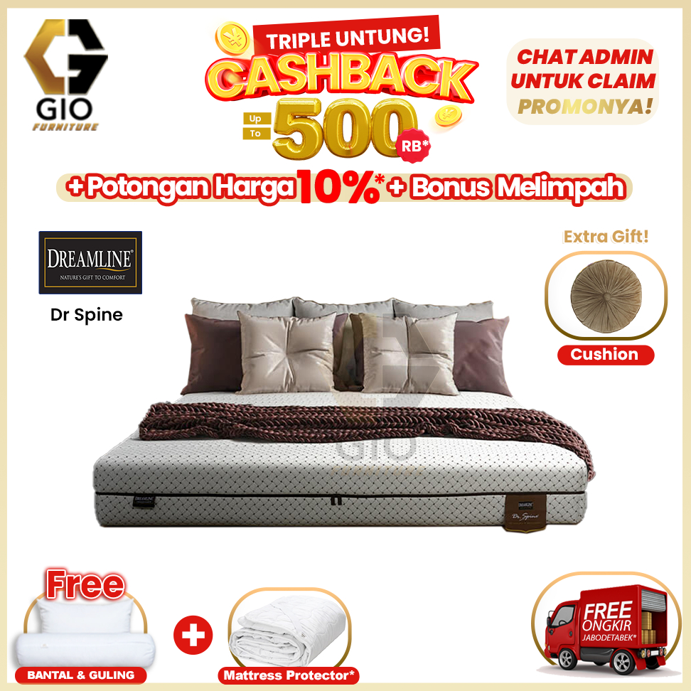 Kasur Dreamline Dr. Spine T19 / Dreamline Springbed Dr. Spine T19 (Hanya Kasur)