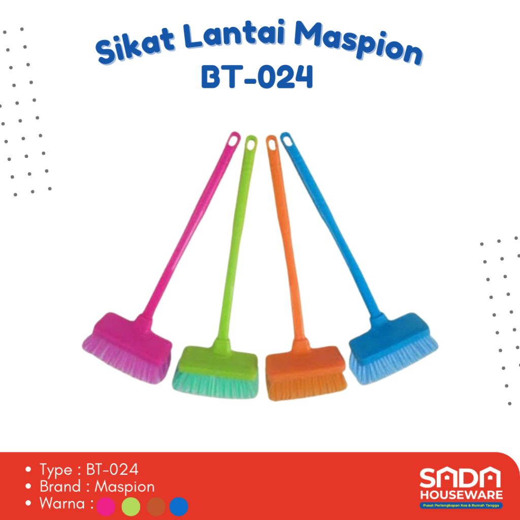 Sikat Lantai Maspion / Sikat Wc Gagang