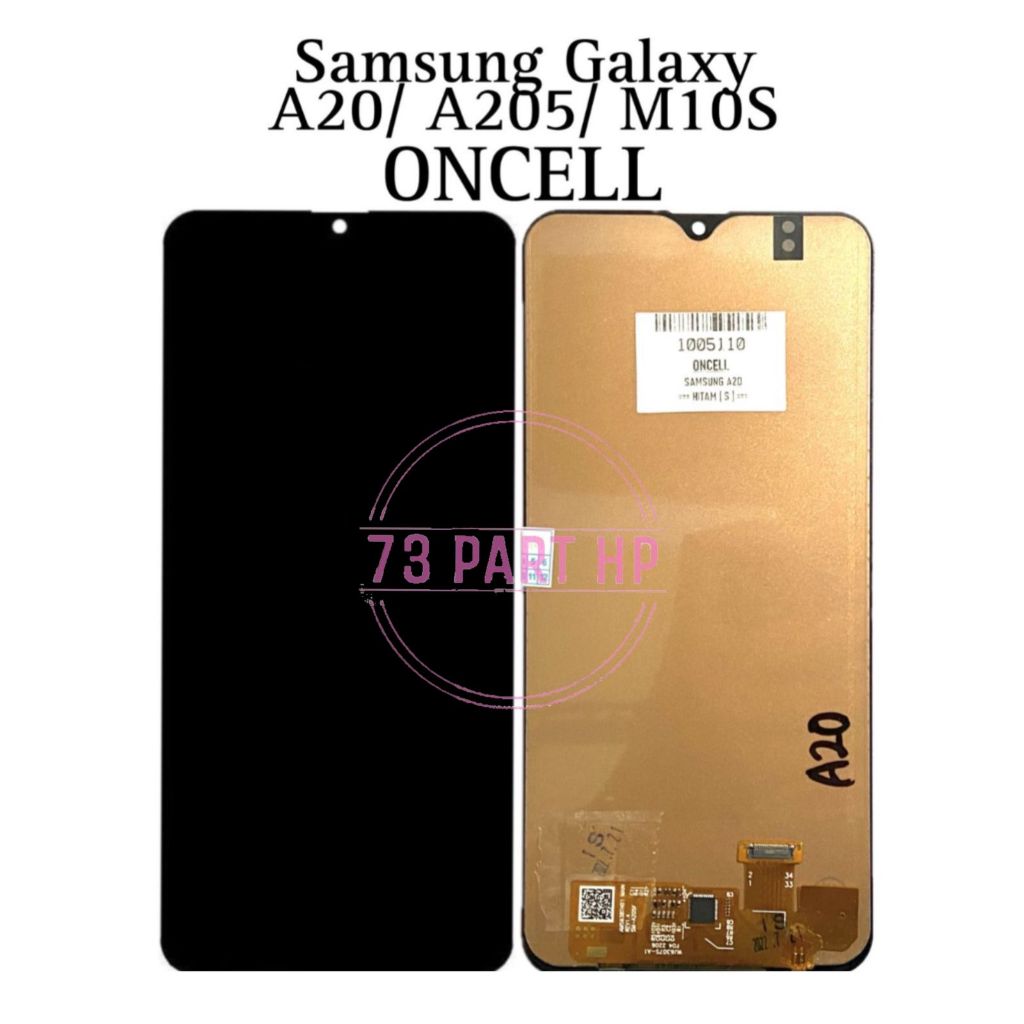 LCD Touchscreen Fullset Samsung Galaxy A20 / A205 / M10s / M107 / SM-A205F / SM-A205F / SM-A205FN / 