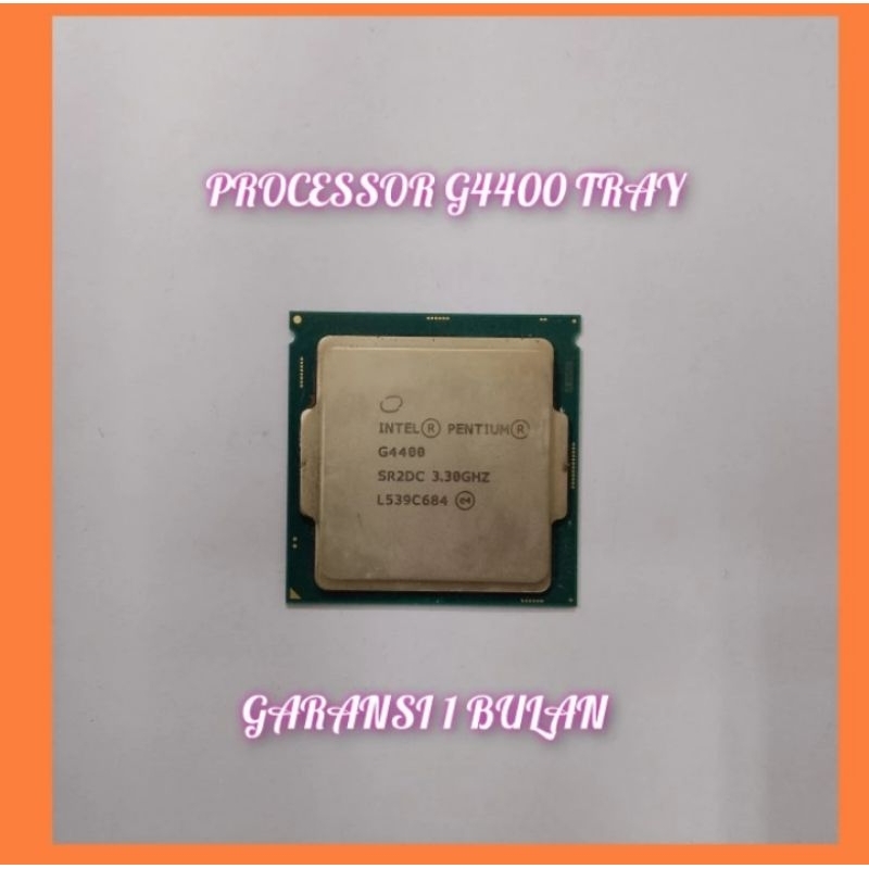 PROCESSOR INTEL G4400 TRAY LGA 1151