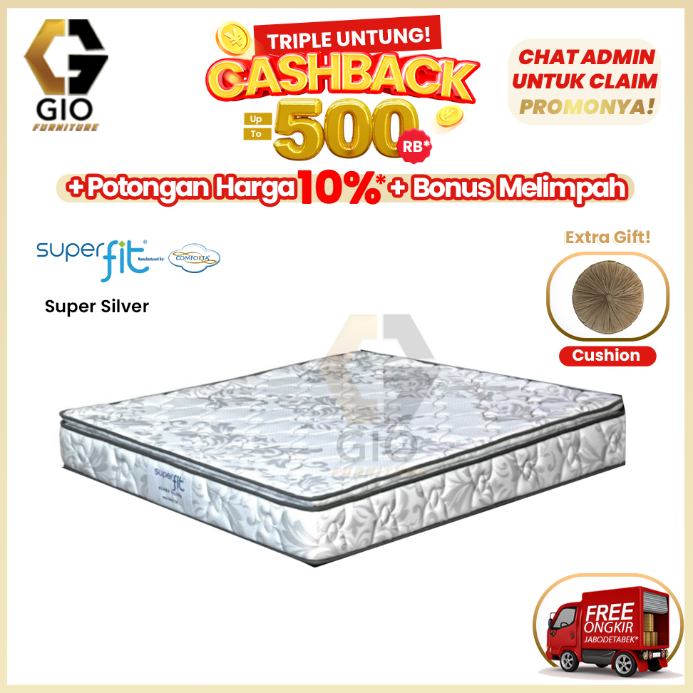 Comforta Superfit - Super Silver (Hanya Kasur)