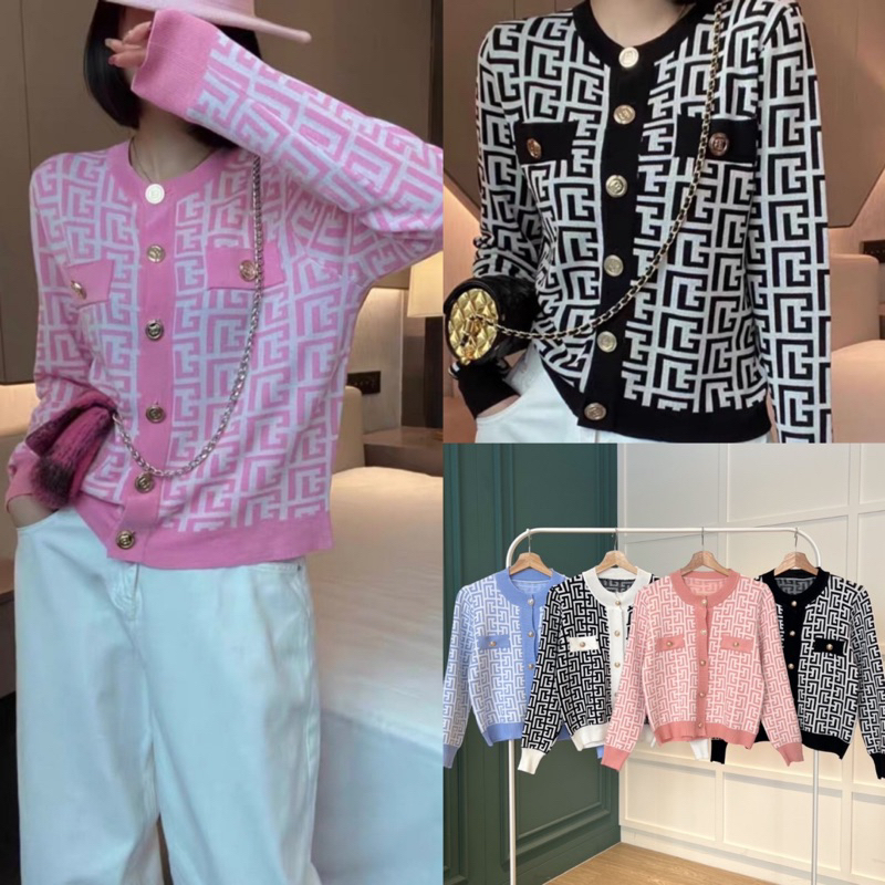 CARDIGAN BUTTON KNIT PREMIUM / CARDI OUTER RAJUT IMPORT BANGKOK