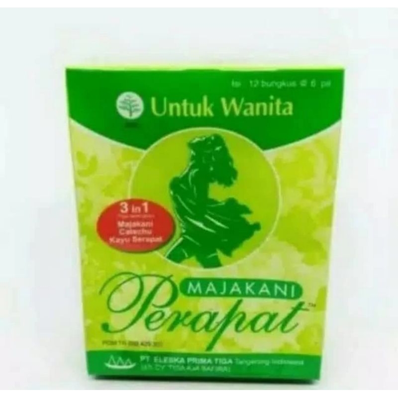 jamu perapat majakani pil ( isi 12 bungkus x 6 pil )