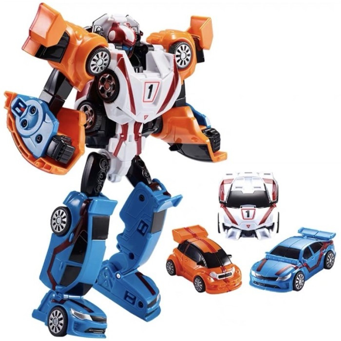 Mainan Tobot Mini Champion Robocar 3 in 1 Transfomer Robot