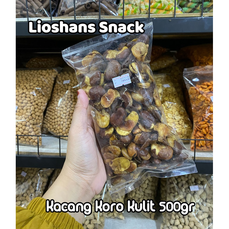 

KACANG KORO KULIT 500GR ASIN RENYAH