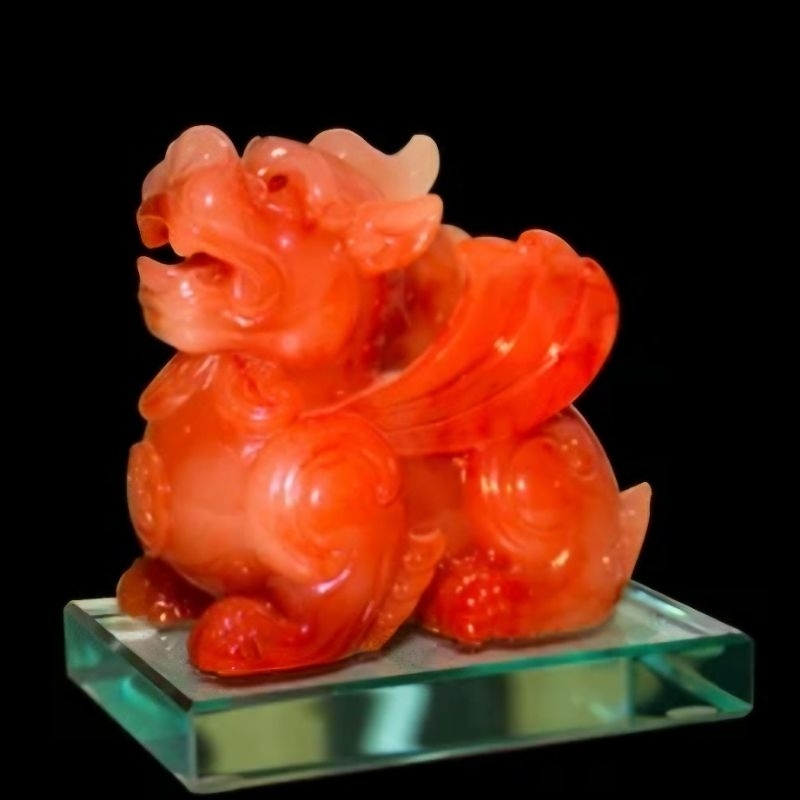 Patung Cilin Qilin Pixiu fudong singa fengsui patung fengshui patung keberuntungan miniatur patung s