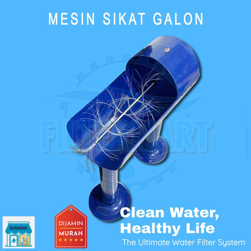 MESIN SIKAT GALON AIR ISI ULANG PVC / MESIN PENCUCI GALON