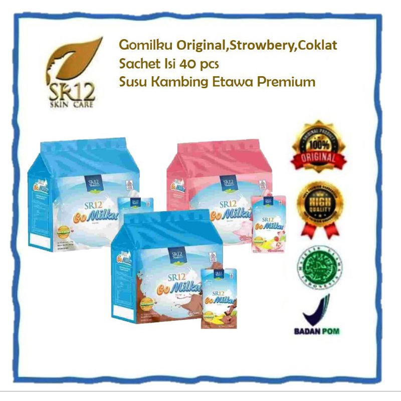 

( Bisa Cod ) Gomilku Sachet Sr12 Susu Pertumbuhan Penambah Berat Badan & Penambah Nafsu Makan Gomilku Sachet Sr12 Membantu Mencerdaskan Otak Membantu Kepadatan Tulang Membantu Pertumbuhan Gigi Susu Etawa Susu Kambing Etawa Susu Kambing Premium Etawa