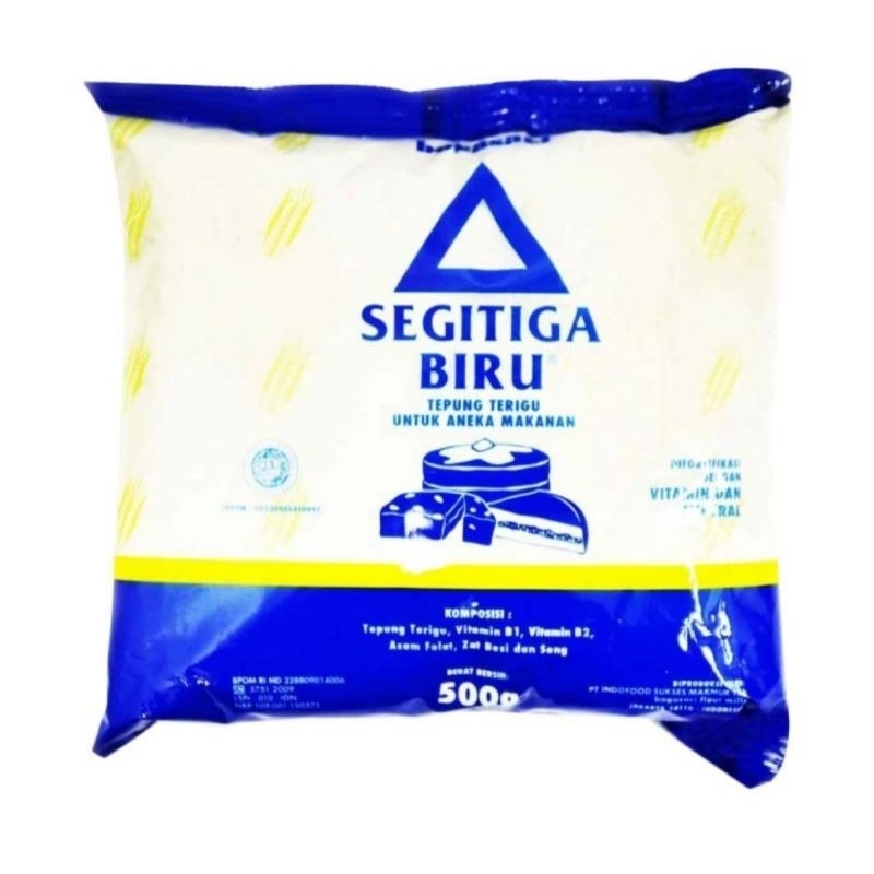 

TEPUNG TERIGU SEGITIGA BIRU 500 GRAM