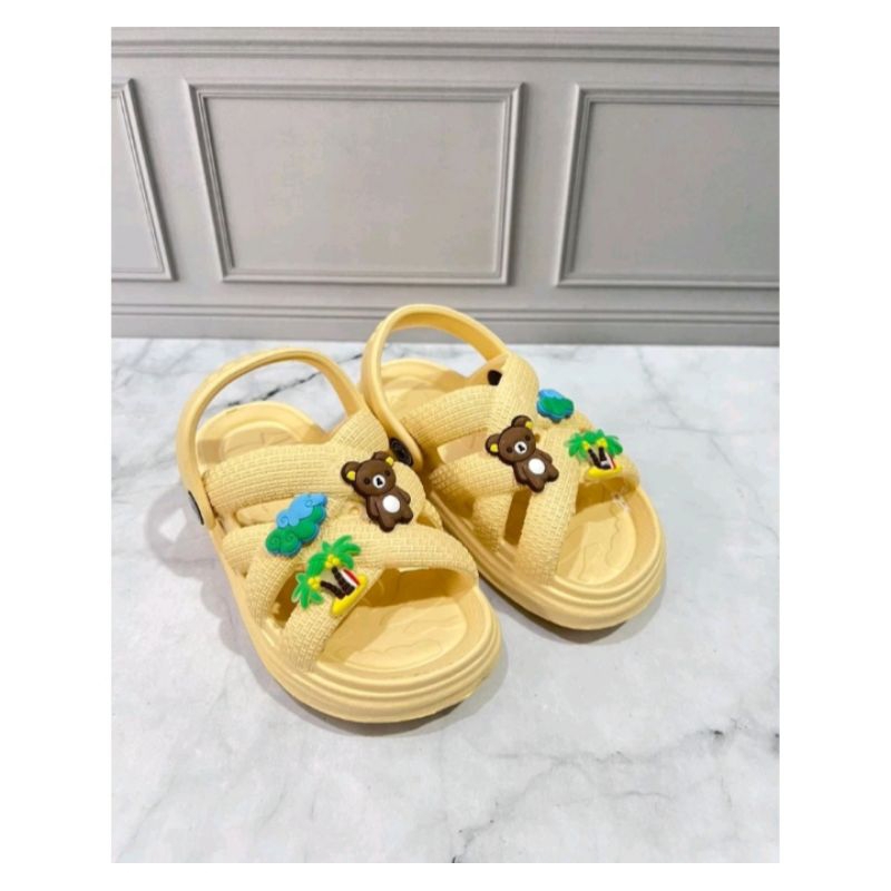 IR-300S sandal selop wanita sandal karet Korea style trendy merek irsoe ukuran 20-25
