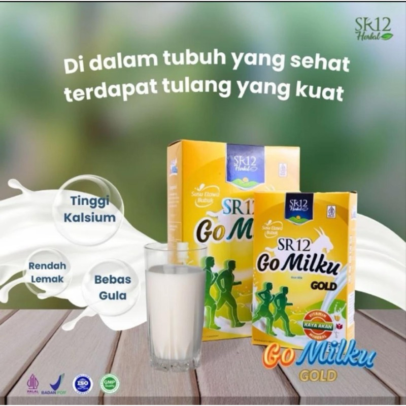 

Gomilku Gold SR12 | Susu Kambing Etawa Untuk Orang Dewasa & Lansia | Susu Bubuk Etawa | Menguatkan Tulang Menyehatkan Badan | Susu Gomilku SR12 Herbal