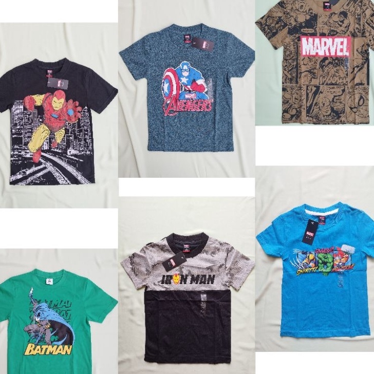C6369 Nevada Marvel baju anak laki laki kaos Nevada Kids baju nevada junior kaos anak nevada marvel 