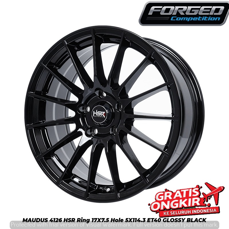 Velg Mobil Racing Hsr Ring 17 Untuk Ertiga,Corola,Civic fd Sukabumi