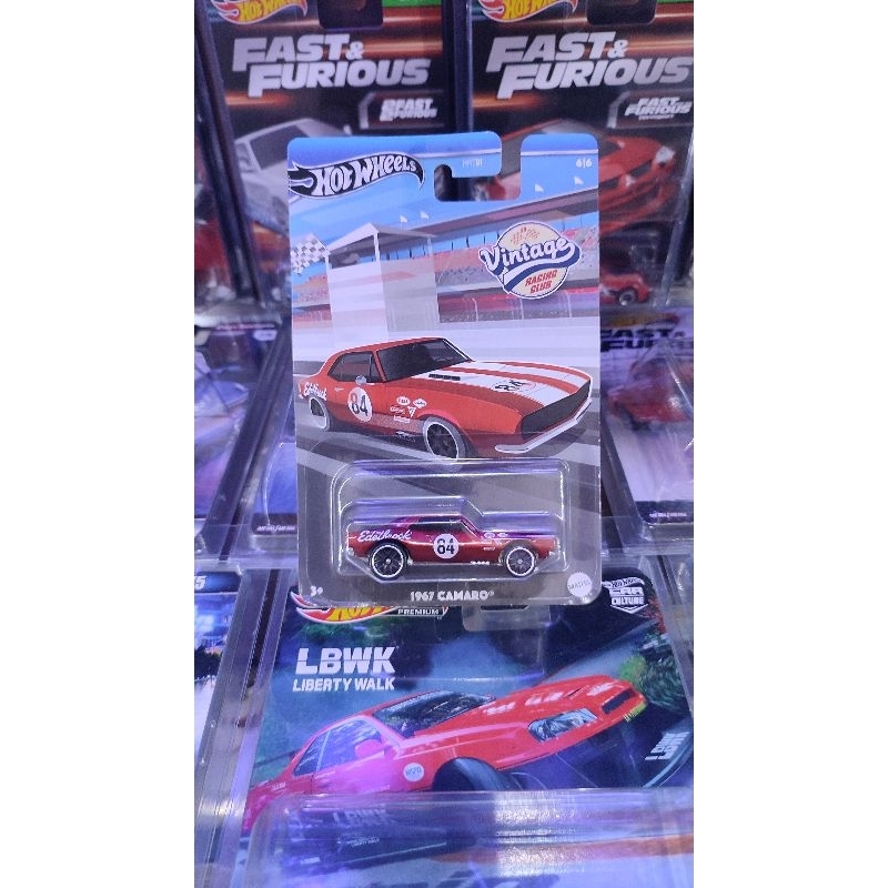 Hotwheels 1967 Camaro Vintage Racing Club 2024 Chase Car