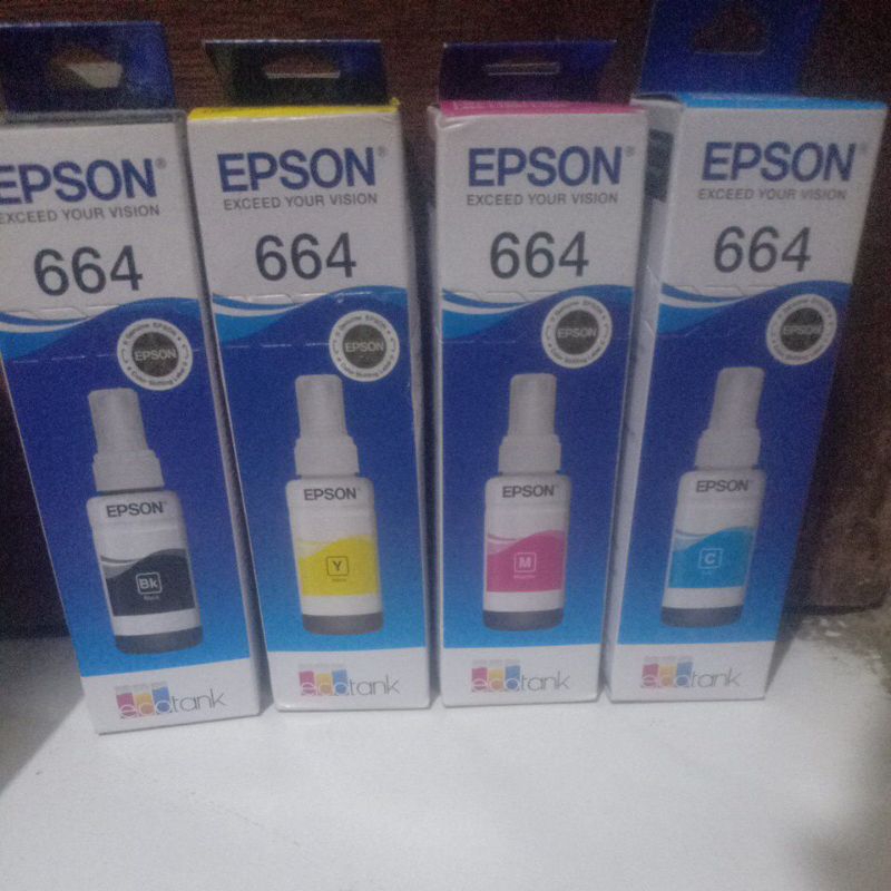 Tinta Epson 664 satu set original
