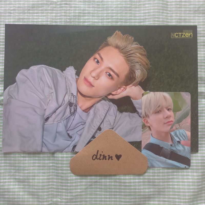 Set NCT Dream Mini Poster + Photocard PC Jeno Acekit 2019
