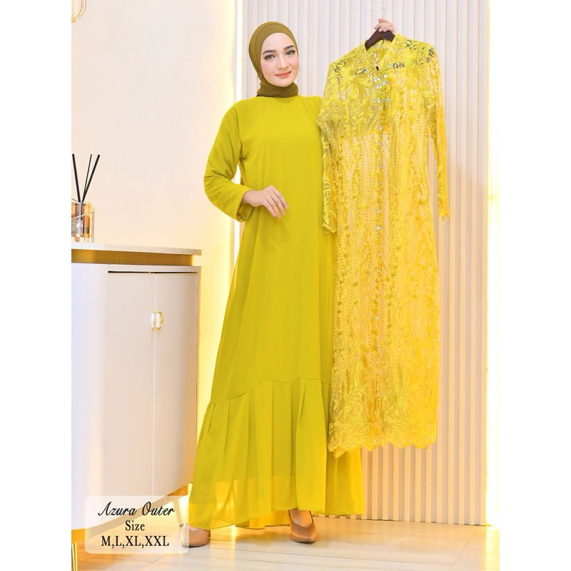 (COD) GAMIS OUTER AZURA / GAMIS OUTER SET / GAMIS OUTER PREMIUM / GAMIS OUTER BRUKAT / GAMIS OUTER P