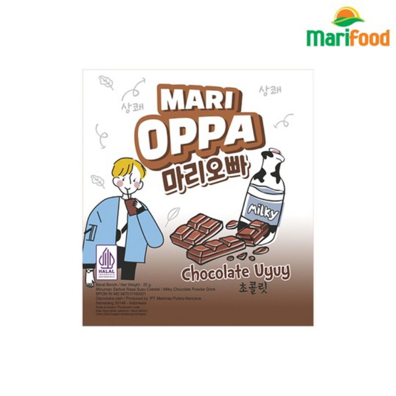 

Mari Oppa minuman susu Korea renteng