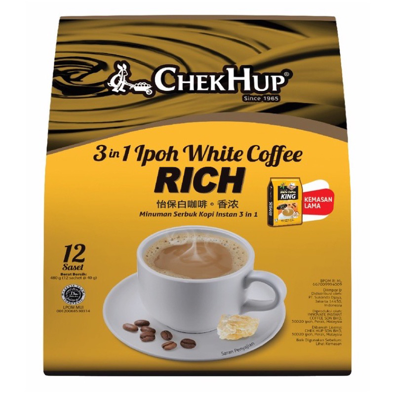 

ChekHup 3in1 IPOH White coffee Rich/King ed Maret 2025 ! PROMO!! HALAL