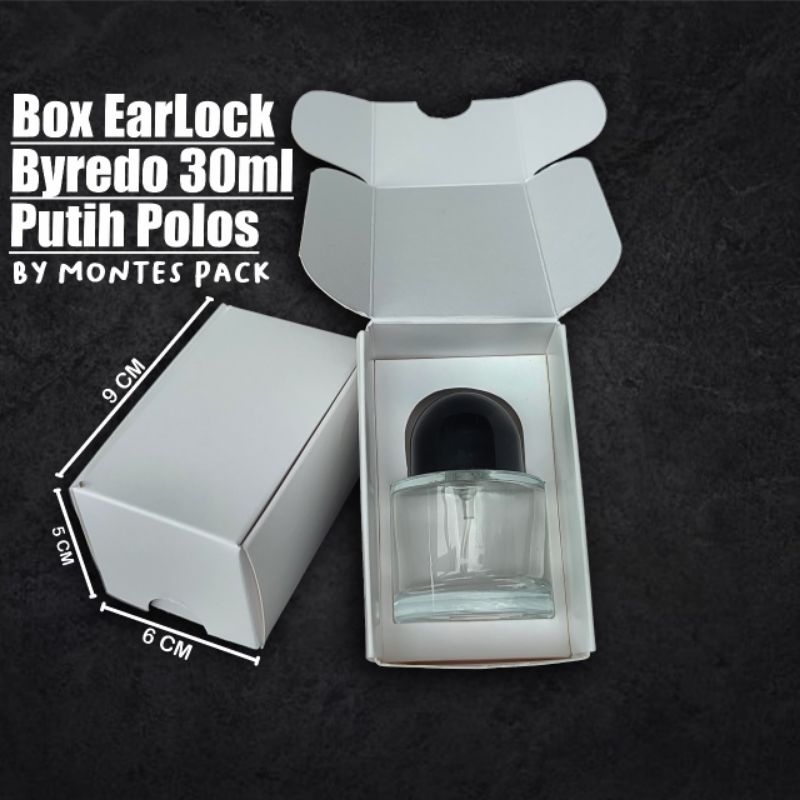 

BOX EARLOCK | untuk botol byredo 30ml | box parfum earlock Putih hitam