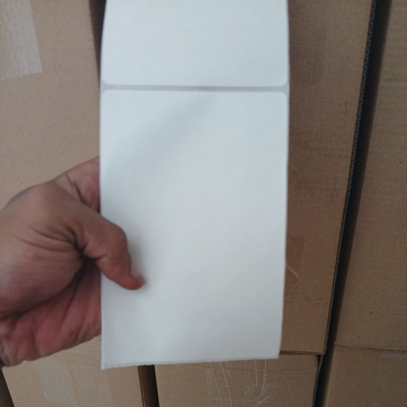 

label thermal ukuran 150 mm x 100 mm untuk resi