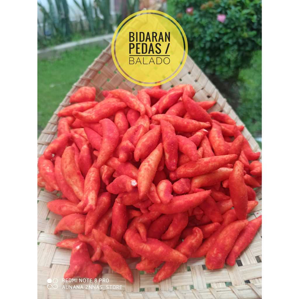 

BIDARAN PEDAS / BIDARAN PEDAS ENAK / BIDARAN PEDAS GURIH / BIDARAN PEDAS KEMASAN 500GRAM