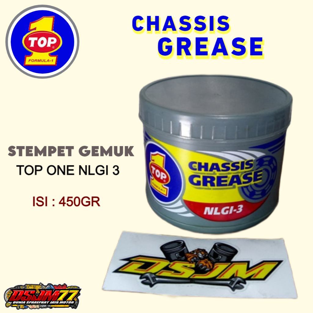 CHASSIS GREASE / STEMPET GEMUK / STEMPET TOP 1 / TOP ONE
