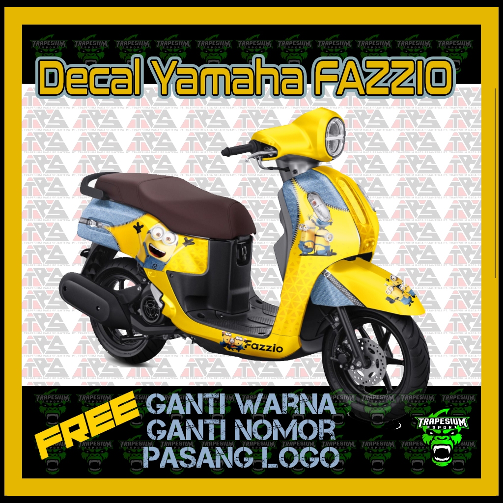DECAL YAMAHA FAZZIO CUSTOM