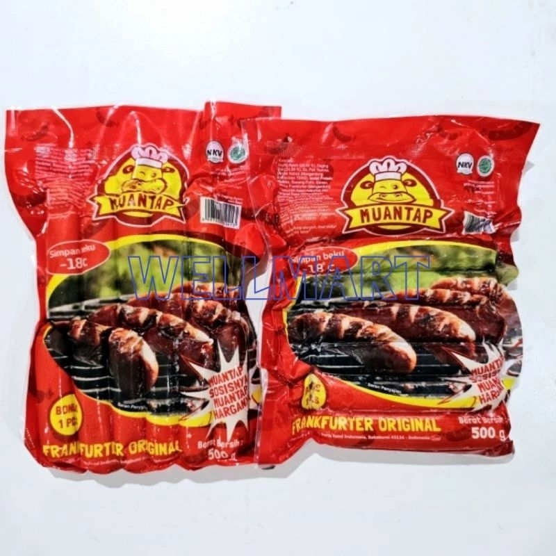 

Muantap Sosis Bakar 500gr Halal Frankfurter Original Sosbak