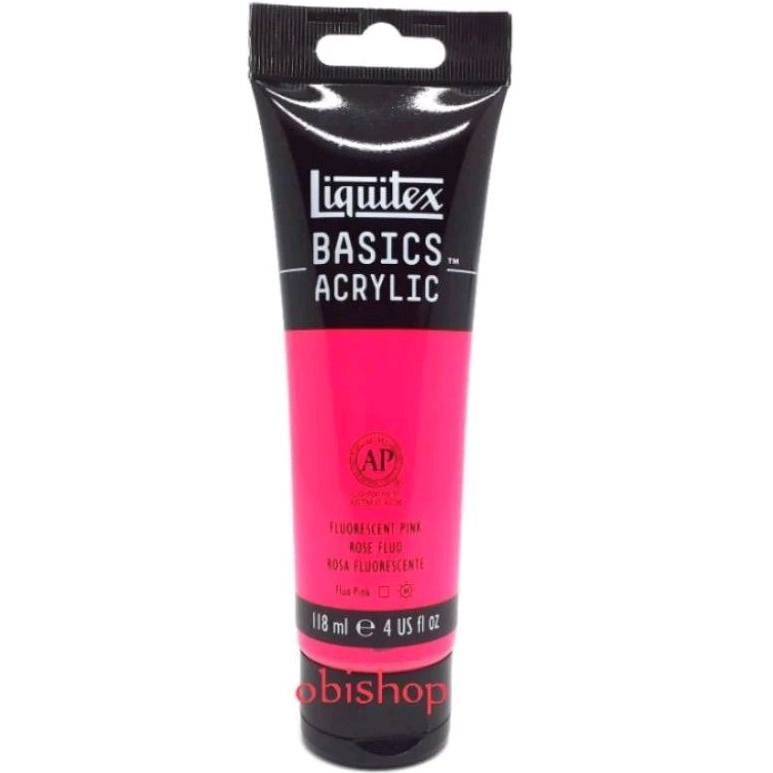 

Cat Akrilik Liquitex Basics Acrylic Colour 118 ml Fluorescent Pink