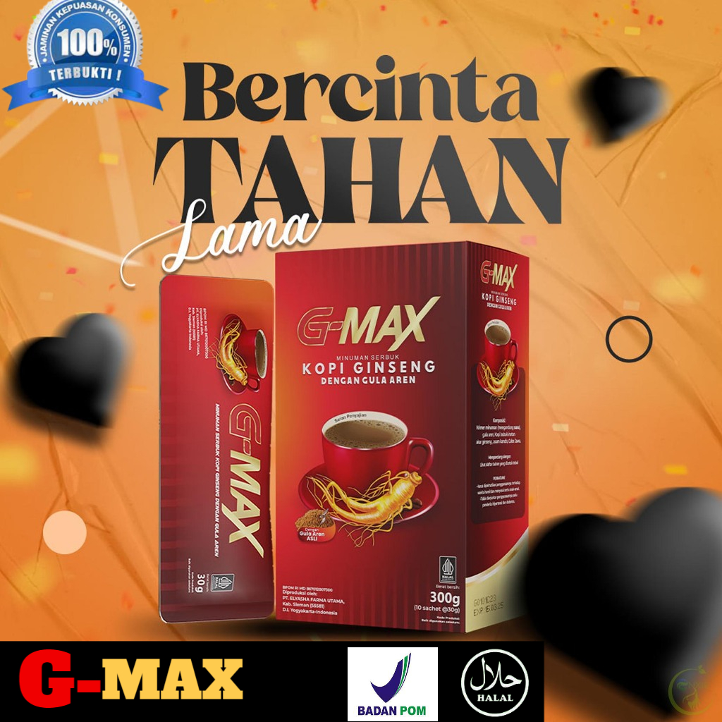 

KOPI GMAX ORIGINAL ECER/GROSIR FREE ONGKIR KOPI PENAMBAH BESAR DAN KUAT OTOT MRP