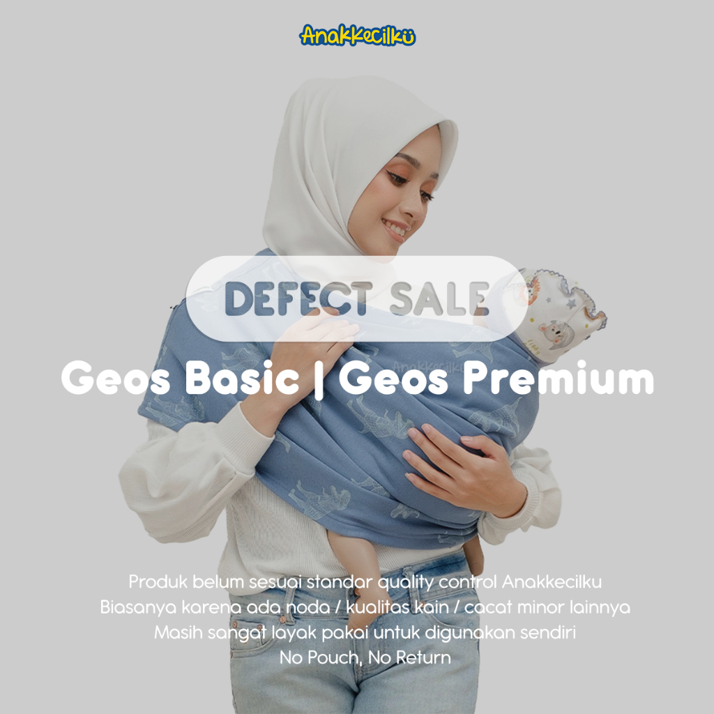 (Defect Sale) Gendongan Bayi Geos Instan Anakkecilku