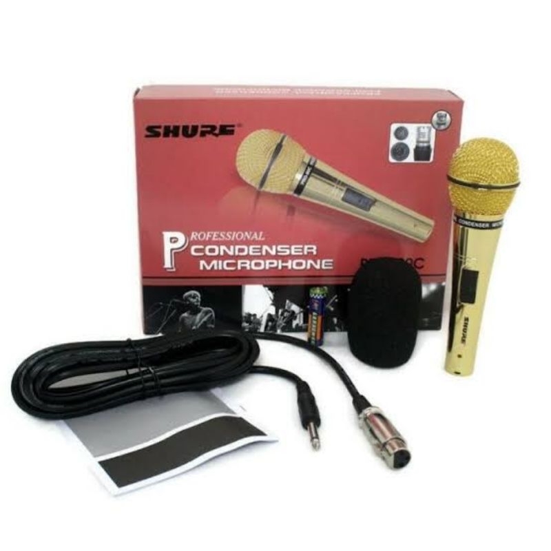 mic kabel pro 90C free kabel body besi / mic kondensor pro90c / condenser microphone /mic serbaguna 