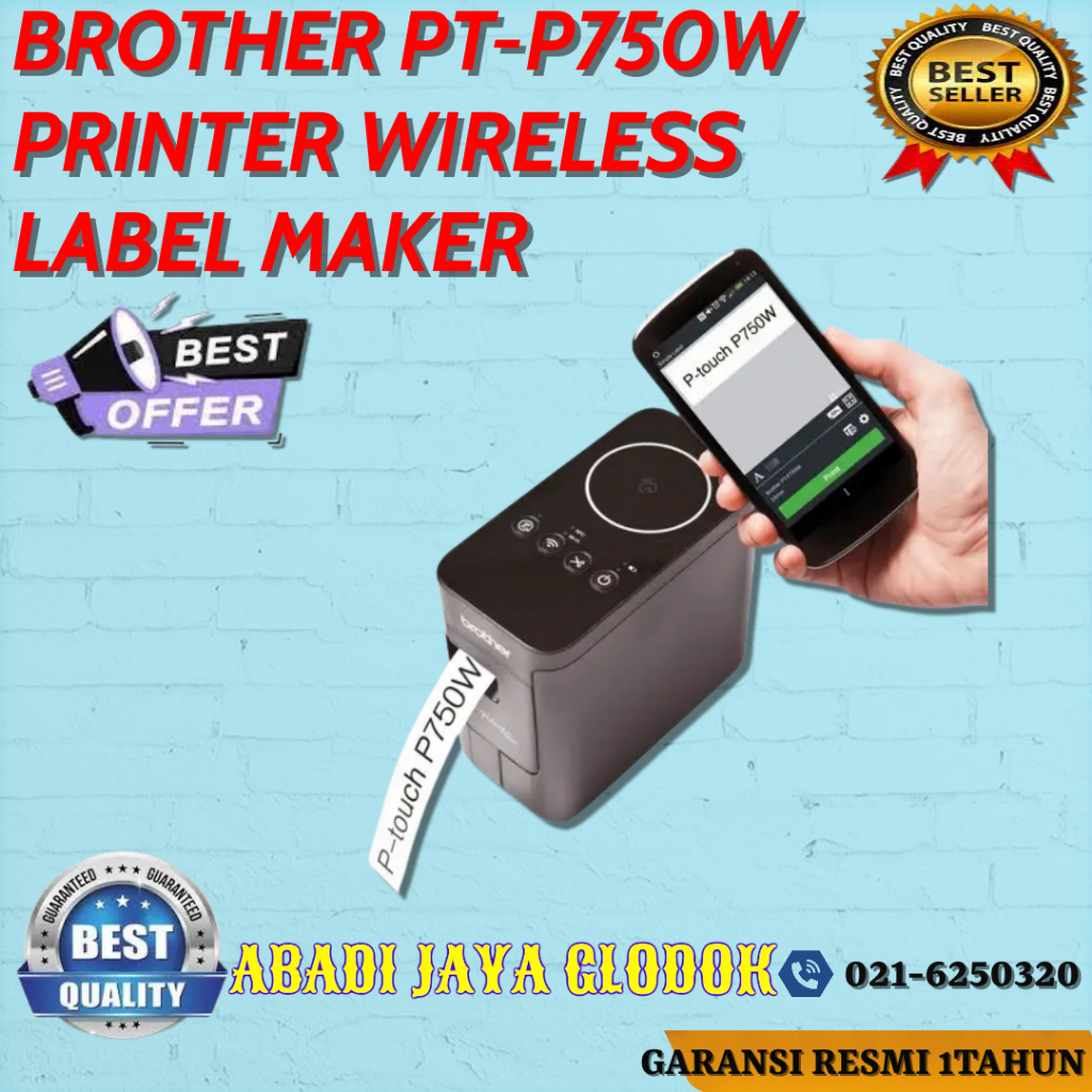 

BROTHER PT-P750W PRINTER WIRELESS LABEL MAKER