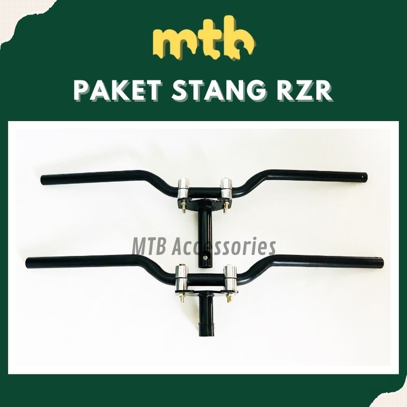 Stang setang stir rzr full set plus dudukan stang rzr motor custom beat mio nmax vixion fizr jupiter