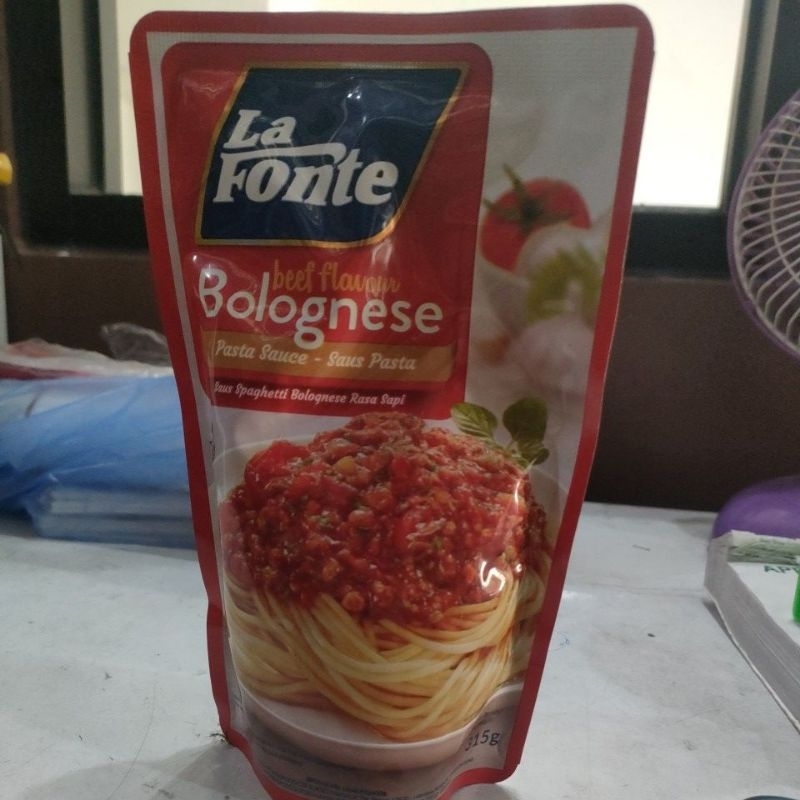 

Saus Pasta La Fonte Bolognese 315gr