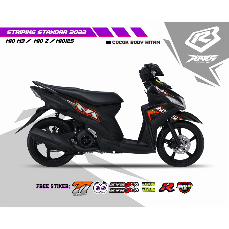 stiker decal standar mio m3 125