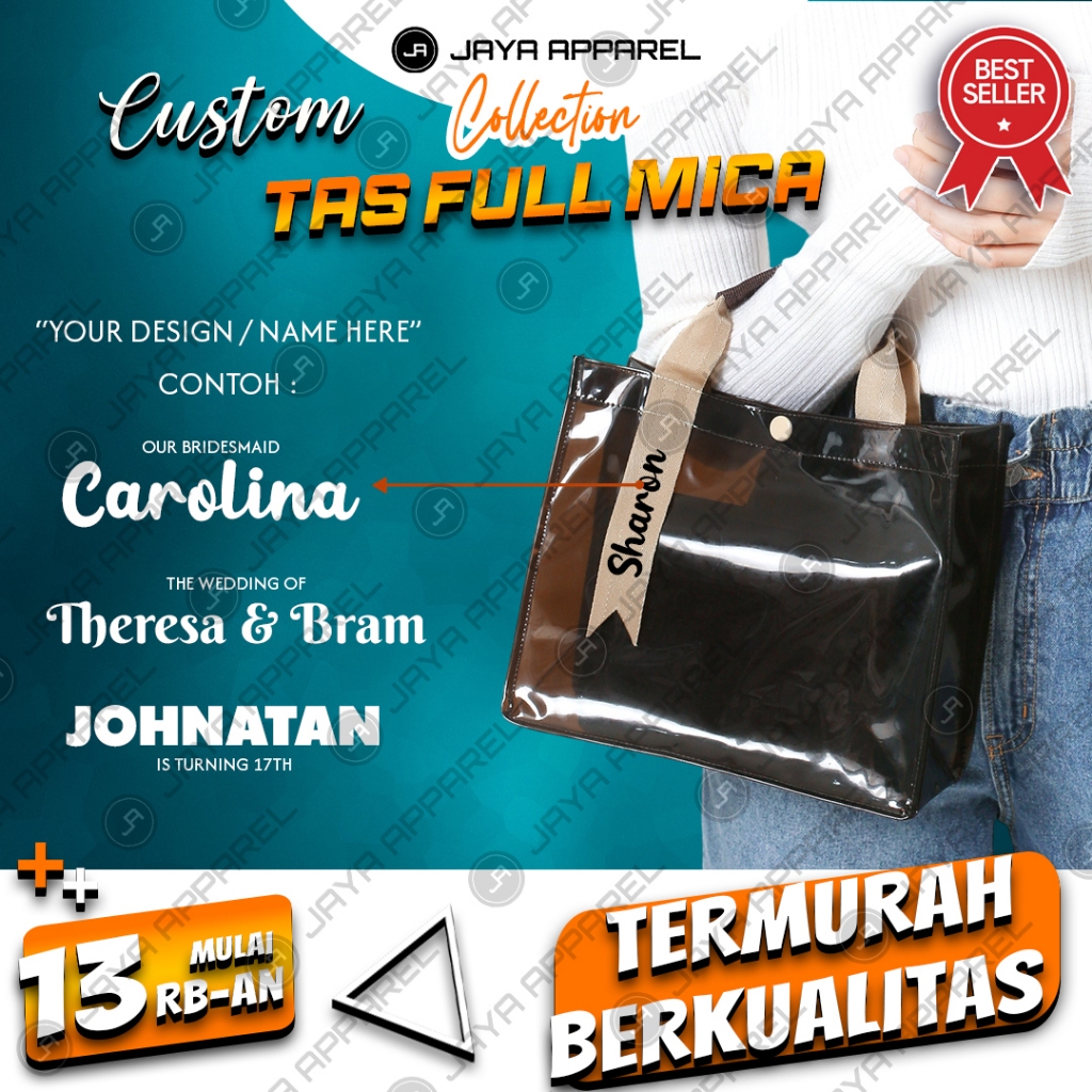 Tas Promosi Hampers Mika-Totebag Mika-Tas Sovenir Mika-Custom Sablon