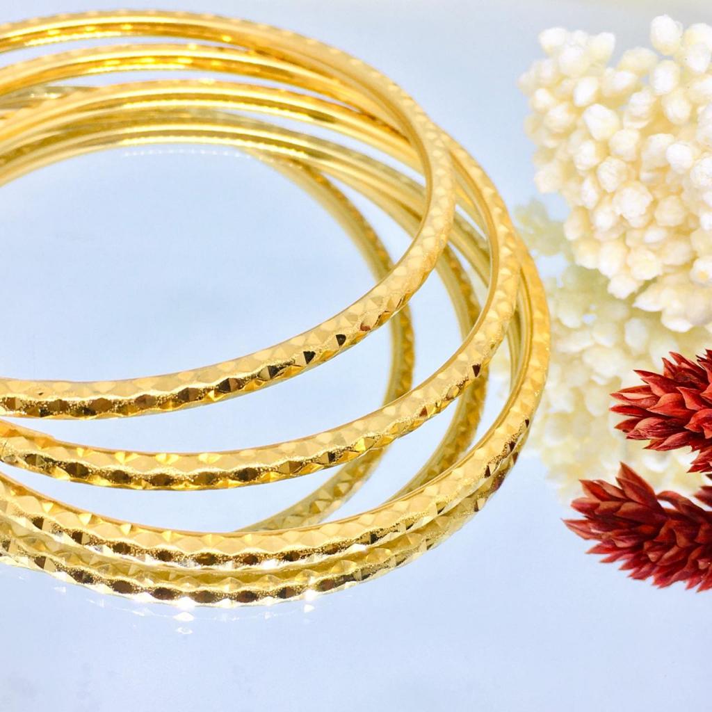 Gelang Emas Keroncong Glitter 375/8K