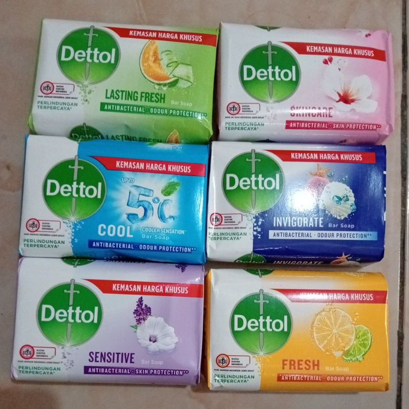 Dettol 100gr_ Sabun Batang Dettol 100gr_Sabun Mandi Dettol Besar 100gr
